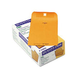 Park Ridge Kraft Clasp Envelope, #55, Cheese Blade Flap, Clasp-gummed Closure, 6 X 9, Brown Kraft, 100-box