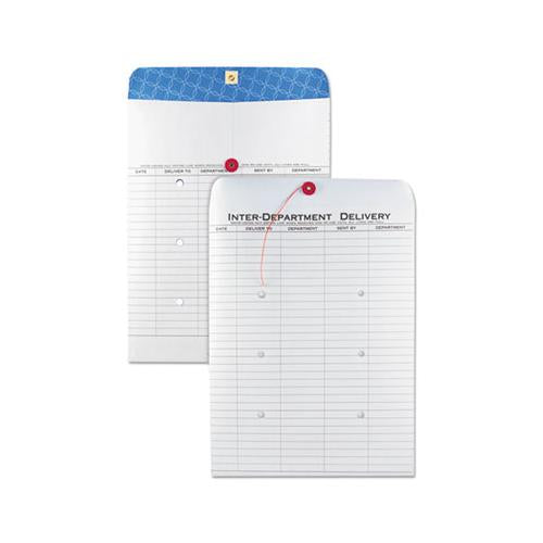 Inter-department Envelope, #97, Two-sided Five-column Format, 10 X 13, White, 100-box