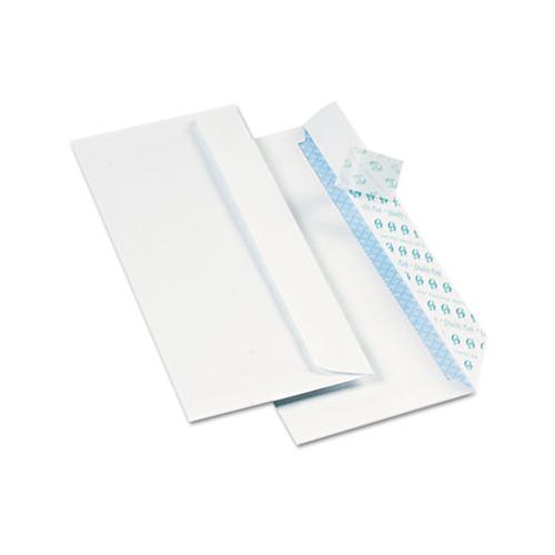 Redi-strip Security Tinted Envelope, #10, Commercial Flap, Redi-strip Closure, 4.13 X 9.5, White, 1000-box