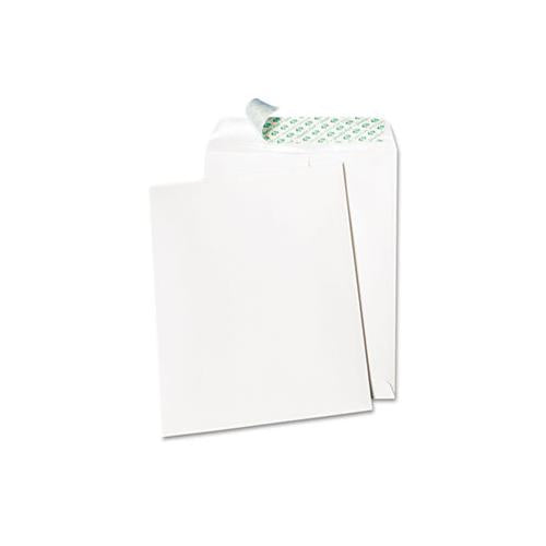 Tech-no-tear Catalog Envelope, #13 1-2, Cheese Blade Flap, Self-adhesive Closure, 10 X 13, White, 100-box