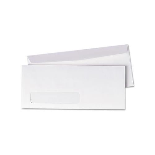 Window Envelope, #10, Commercial Flap, Gummed Closure, 4.13 X 9.5, White, 500-box