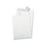 Catalog Mailers, Dupont Tyvek, #10 1-2, Cheese Blade Flap, Redi-strip Closure, 9 X 12, White, 100-box