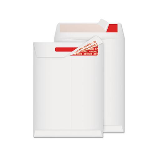 Tamper-indicating Mailers Made With Tyvek, #10 1-2, Redi-strip Closure, 9 X 12, White, 100-box