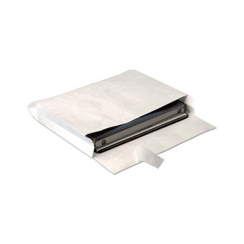 Open Side Expansion Mailers, Dupont Tyvek, #13 1-2, Cheese Blade Flap, Redi-strip Closure, 10 X 13, White, 100-carton