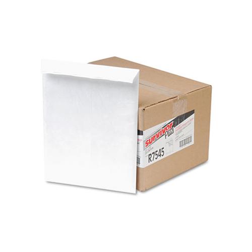 Bubble Mailer, Dupont Tyvek, #13 1-2, Square Flap, Redi-strip Closure, 10 X 13, White, 25-box