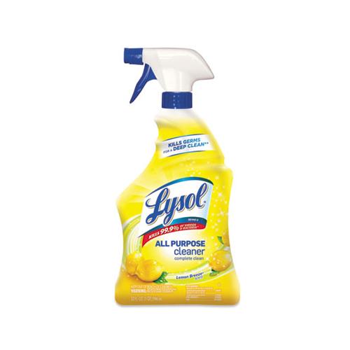 Ready-to-use All-purpose Cleaner, Lemon Breeze, 32 Oz Spray Bottle, 12-carton