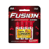 Fusion Advanced Alkaline Aa Batteries, 8-pack