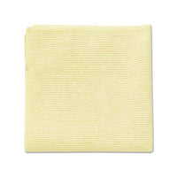 Microfiber Cleaning Cloths, 16 X 16, Yellow, 24-pack