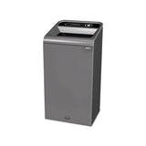 Configure Indoor Recycling Waste Receptacle, 23 Gal, Gray, Landfill