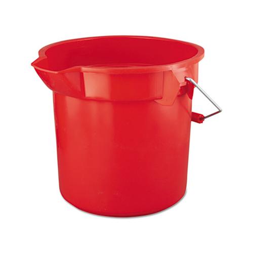 Brute Round Utility Pail, 14qt, Red