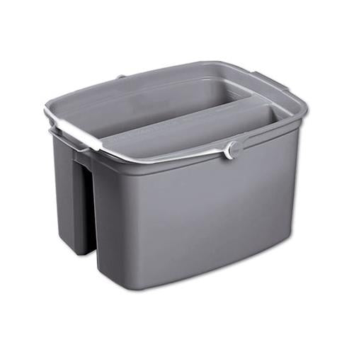 Double Utility Pail, 17qt, Gray