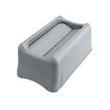 Swing Lid For Slim Jim Waste Container, Gray