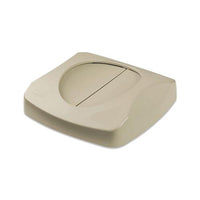 Swing Top Lid For Untouchable Recycling Center, 16" Square, Beige