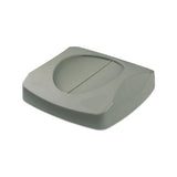 Untouchable Square Swing Top Lid, 16w X 16d X 4h, Gray