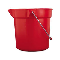 Brute Round Utility Pail, 10qt, Red