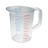 Bouncer Measuring Cup, 2qt, Clear