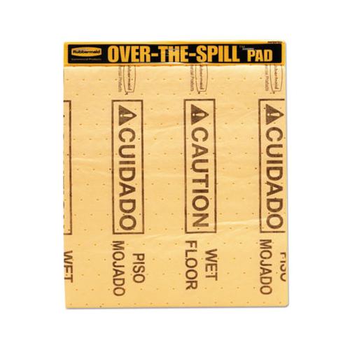 Over-the-spill Pad Tablet With Medium Spill Pads, Yellow, 22-pack