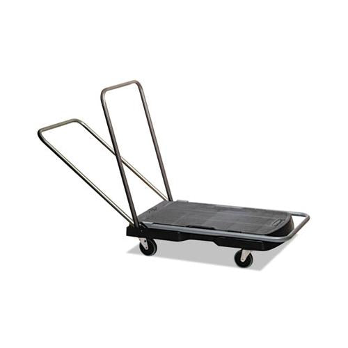 Utility-duty Home-office Cart, 250 Lb Capacity, 20.5 X 32.5, Platform, Black