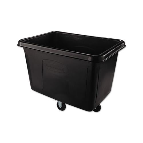 Cube Truck, Rectangular, 500 Lb Capacity, Black