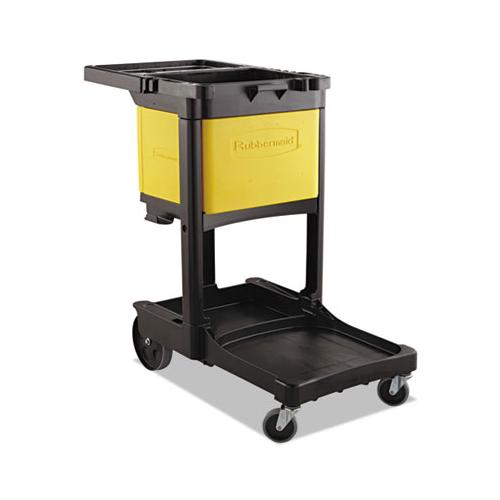 Locking Cabinet, For Rubbermaid Commercial Cleaning Carts, Yellow