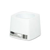 Holder For Toilet Bowl Brush, White Plastic