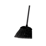 Lobby Pro Broom, Poly Bristles, 35", With Metal Handle, Black