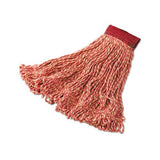 Super Stitch Blend Mop Heads, Cotton-synthetic, Red, Large