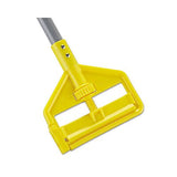 Invader Fiberglass Side-gate Wet-mop Handle, 1 Dia X 60, Gray-yellow