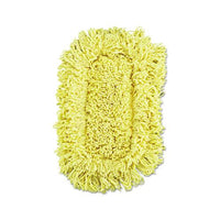 Trapper Looped-end Dust Mop Head, 12 X 5, Yellow, 12-carton