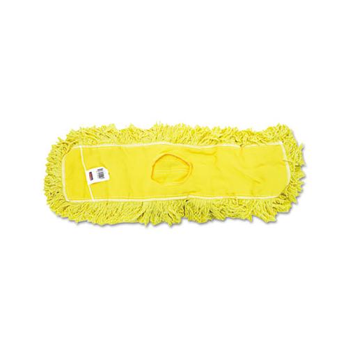 Trapper Commercial Dust Mop, Looped-end Launderable, 5" X 24", Yellow