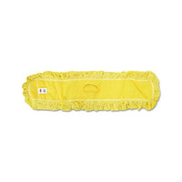 Trapper Commercial Dust Mop, Looped-end Launderable, 5" X 48", Yellow