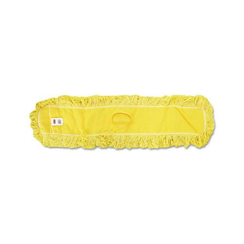 Trapper Commercial Dust Mop, Looped-end Launderable, 5" X 48", Yellow