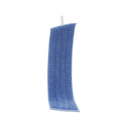 Economy Wet Mopping Pad, Microfiber, 18", Blue