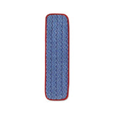 Microfiber Wet Mopping Pad, 18 1-2" X 5 1-2" X 1-2", Red