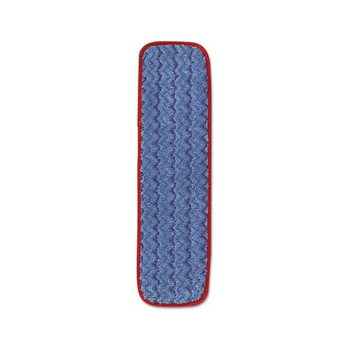 Microfiber Wet Mopping Pad, 18 1-2" X 5 1-2" X 1-2", Red