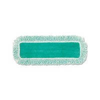 Dust Pad With Fringe, Microfiber, 18" Long, Green