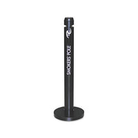 Smoker's Pole, Round, Steel, 0.9 Gal, Black