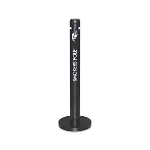 Smoker's Pole, Round, Steel, 0.9 Gal, Black