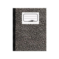 Composition Notebook, Wide-legal Rule, Black Marble Cover, 10 X 7.88, 80 Sheets