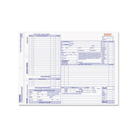 Four-part Auto Repair Form, 11 X 8 1-2, Four-part Carbonless, 50 Forms