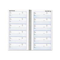 Voice Mail Wirebound Log Books, 5 5-8 X 10 5-8, 600 Sets-book