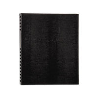 Notepro Notebook, 1 Subject, Medium-college Rule, Black Cover, 11 X 8.5, 100 Sheets