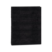 Ecologix Notepro Executive Notebook, Medium-college Rule, Black, 11 X 8.5, 100 Sheets