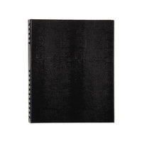 Notepro Notebook, 1 Subject, Medium-college Rule, Black Cover, 11 X 8.5, 150 Sheets