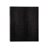 Notepro Notebook, 1 Subject, Medium-college Rule, Black Cover, 11 X 8.5, 150 Sheets