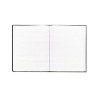 Executive Notebook, Medium-college Rule, Black Cover, 10 3-4 X 8 1-2, 75 Sheets