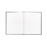 Executive Notebook, Medium-college Rule, Black Cover, 10 3-4 X 8 1-2, 75 Sheets