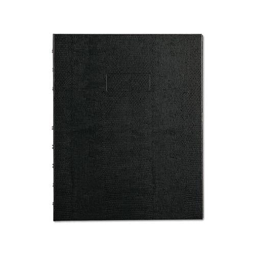 Notepro Notebook, 1 Subject, Narrow Rule, Black Cover, 9.25 X 7.25, 75 Sheets