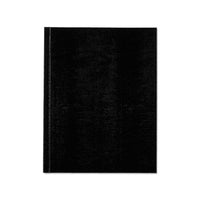 Executive Notebook, Medium-college Rule, Black Cover, 9.25 X 7.25, 150 Sheets
