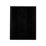Executive Notebook, Medium-college Rule, Black Cover, 9.25 X 7.25, 150 Sheets